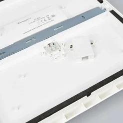 Arcchio LED-taklampe Augustin, 40 x 40 cm, hvit, IP54