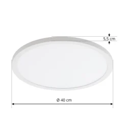 Arcchio LED-taklampe Brenda, Ø 40 cm, CCT, fjernkontroll