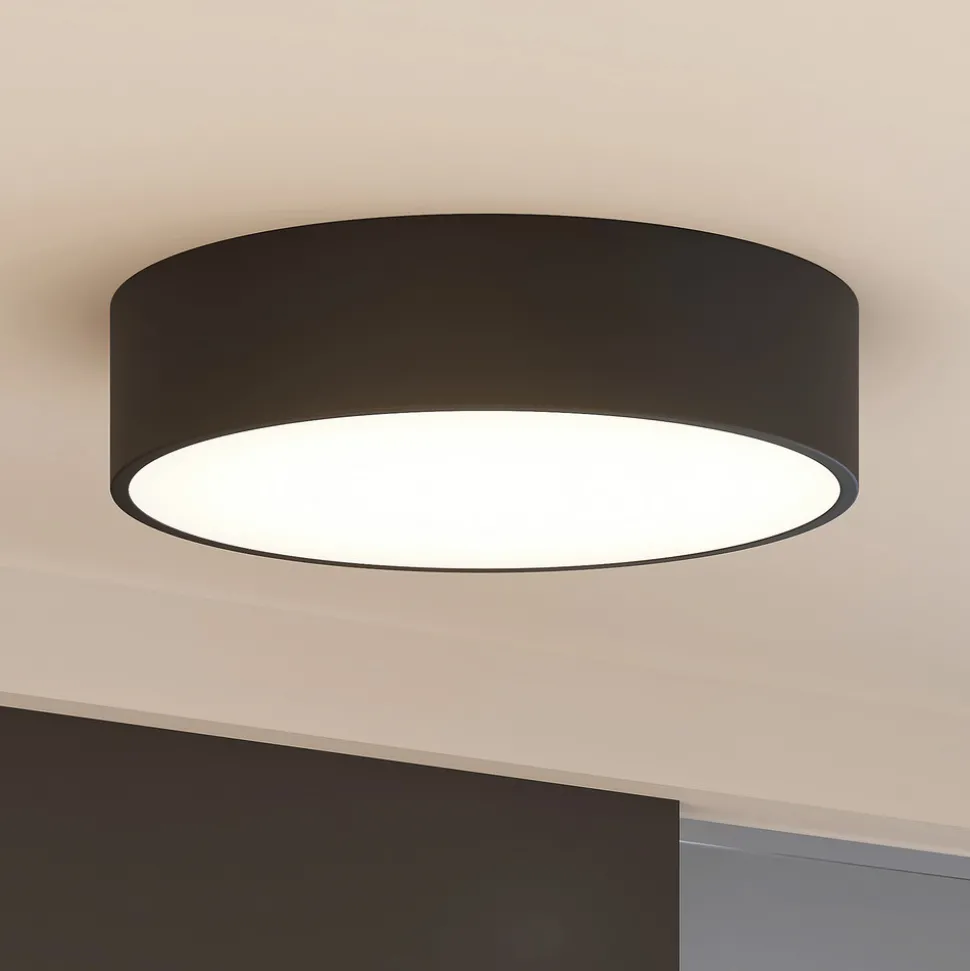 Arcchio LED-taklampe Noabelle, Ø 40 cm, svart, metall