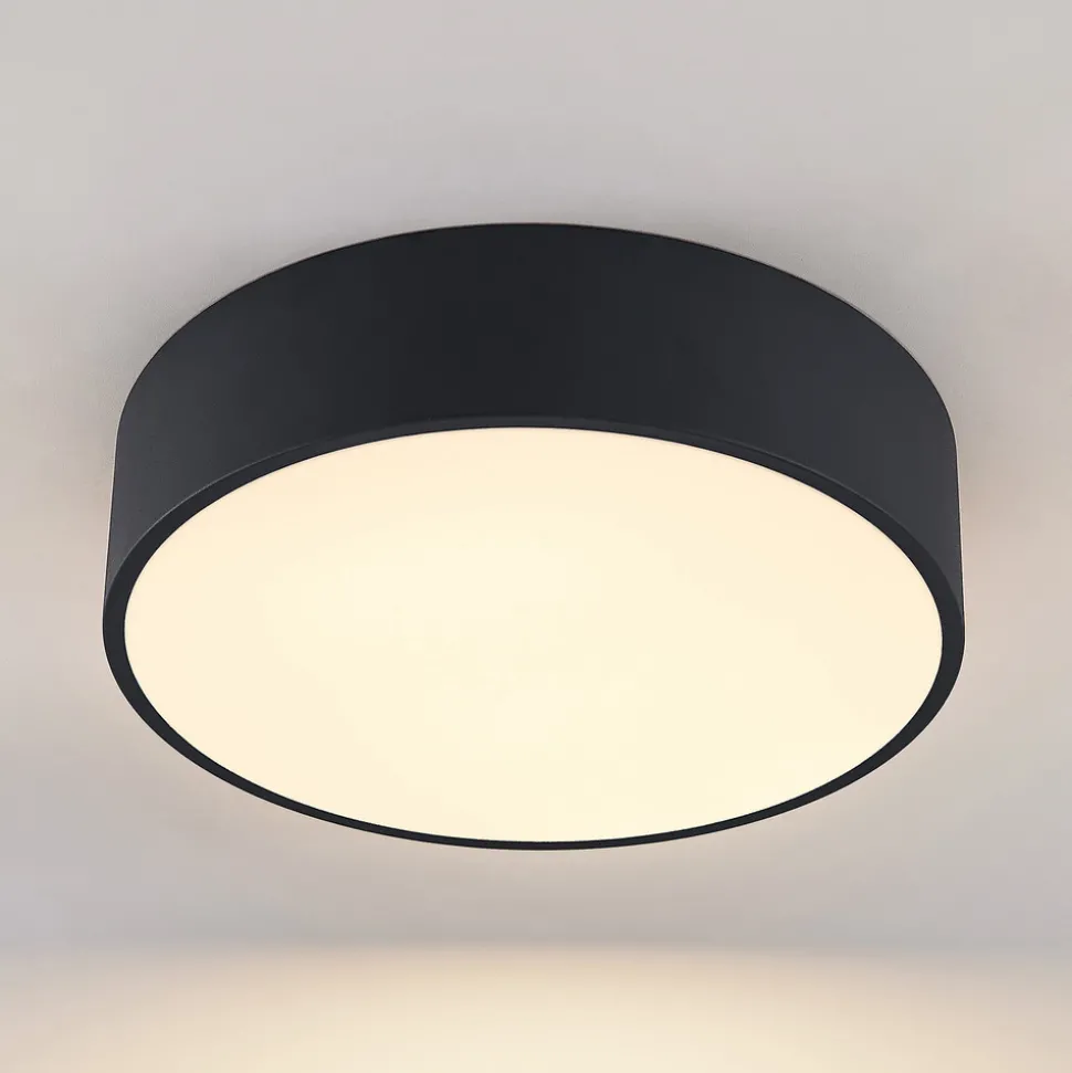 Arcchio LED-taklampe Noabelle, Ø 40 cm, svart, metall