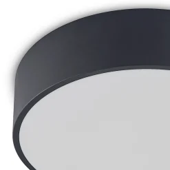 Arcchio LED-taklampe Noabelle, Ø 40 cm, svart, metall