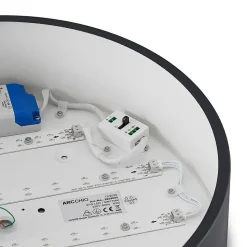 Arcchio LED-taklampe Noabelle, Ø 40 cm, svart, metall