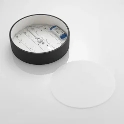 Arcchio LED-taklampe Noabelle, Ø 40 cm, svart, metall