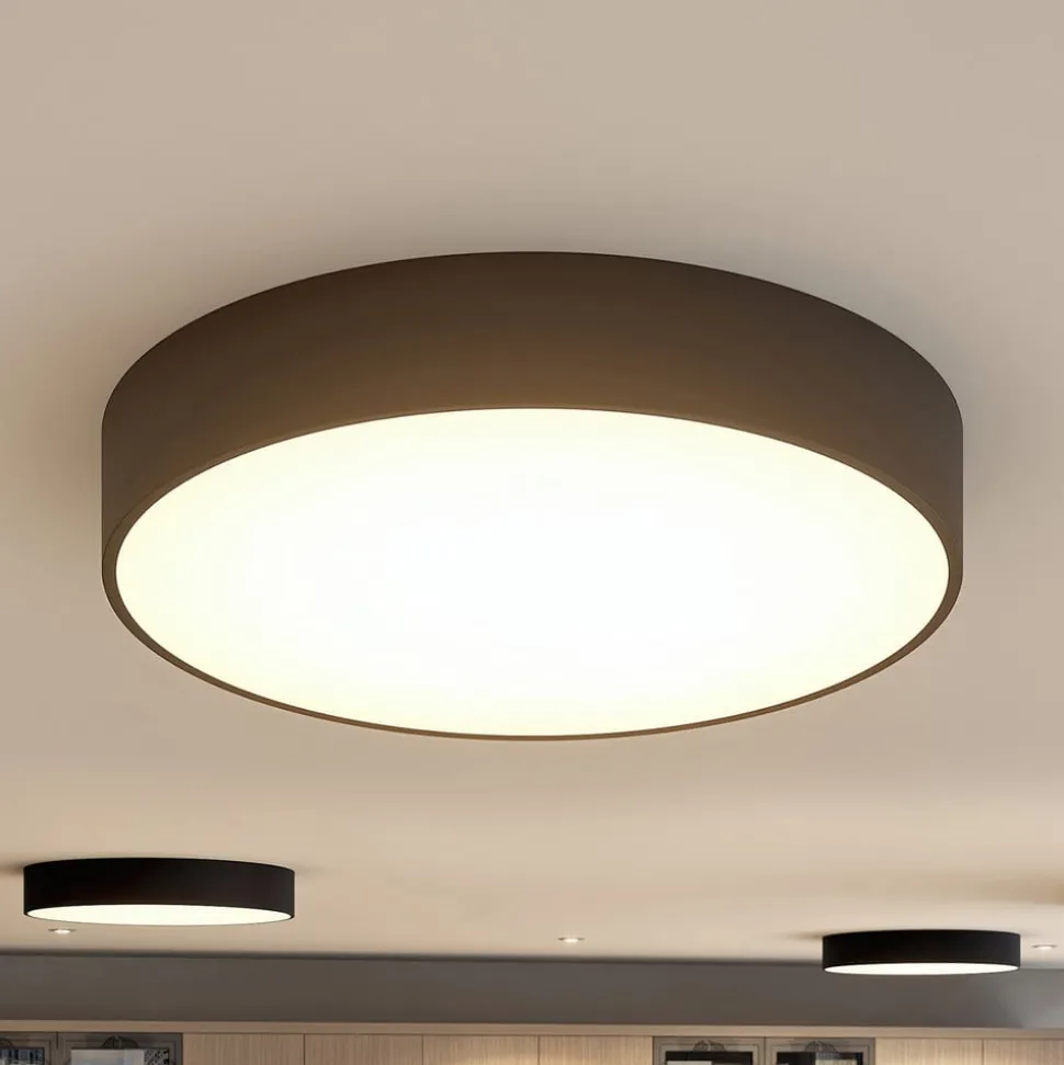 Arcchio LED-taklampe Noabelle, Ø 60 cm, svart, metall