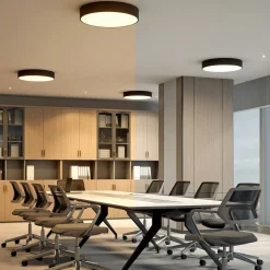 Arcchio LED-taklampe Noabelle, Ø 60 cm, svart, metall