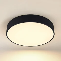 Arcchio LED-taklampe Noabelle, Ø 60 cm, svart, metall