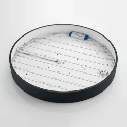 Arcchio LED-taklampe Noabelle, Ø 80 cm, svart, metall