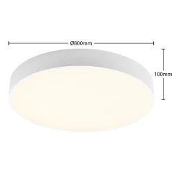 Arcchio LED-taklampe Noabelle, Ø 80 cm, hvit, metall