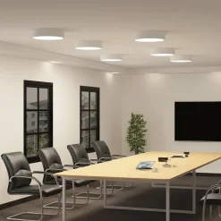 Arcchio LED-taklampe Noabelle, Ø 40 cm, hvit, metall