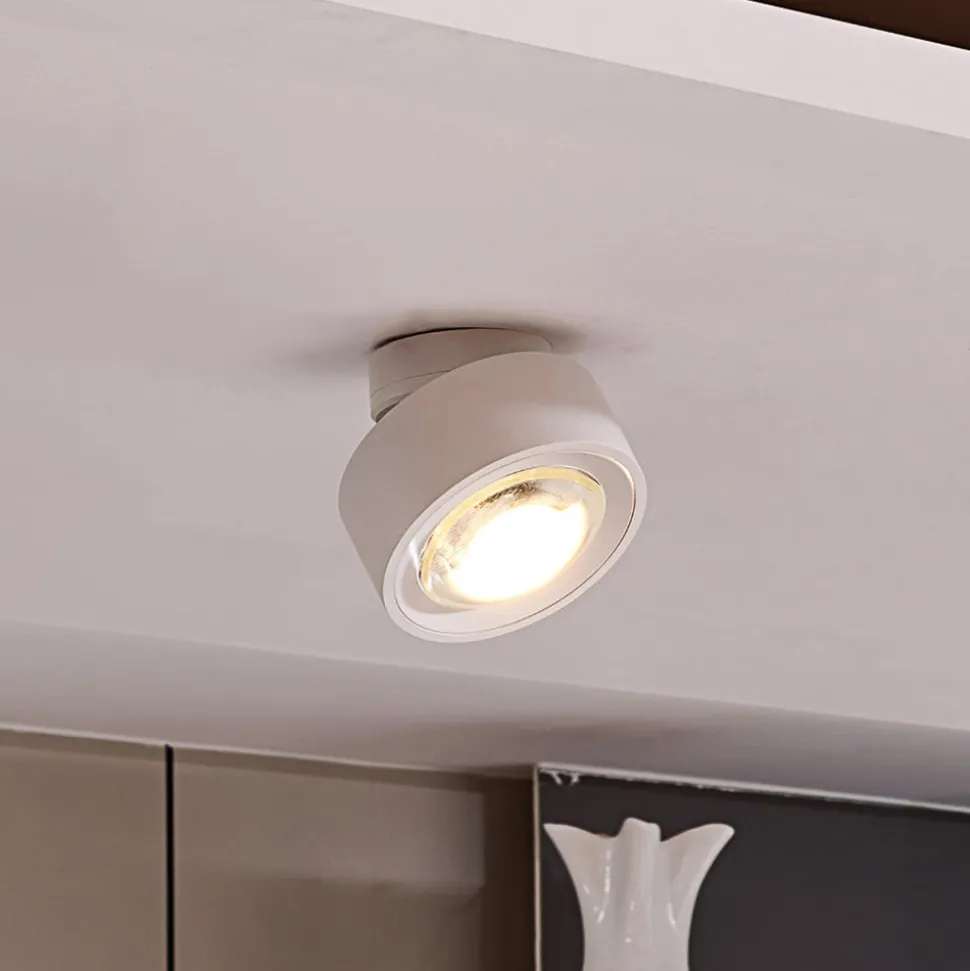 Arcchio LED-taklampe Rotari, 1 lyskilde, hvit, bevegelig