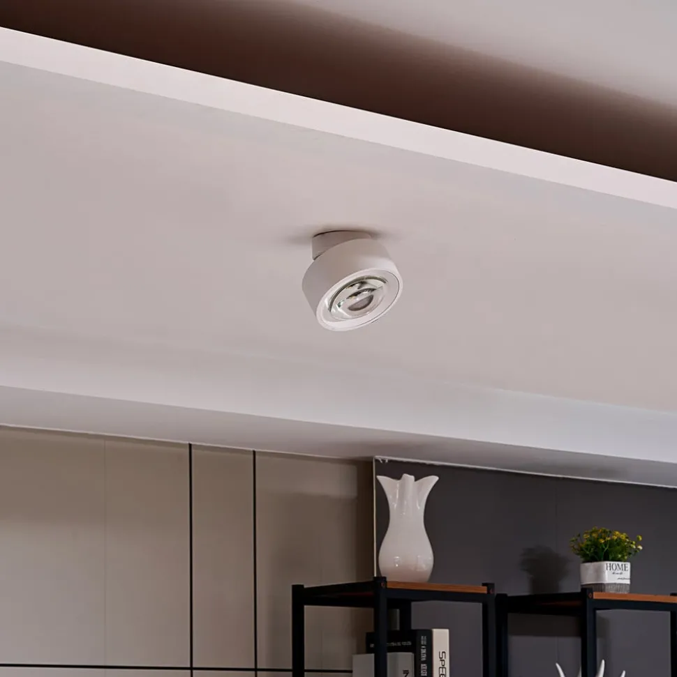 Arcchio LED-taklampe Rotari, 1 lyskilde, hvit, bevegelig