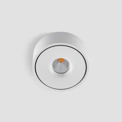 Arcchio LED-taklampe Rotari, hvit, opp og ned, aluminium