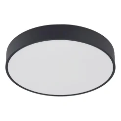 Arcchio LED-taklampe Vanida, svart, Ø 40 cm, opp/ned