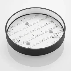 Arcchio LED-taklampe Vanida, svart, Ø 40 cm, opp/ned