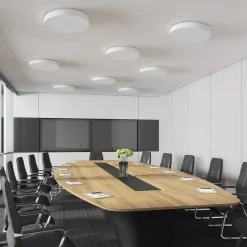 Arcchio LED-taklampe Vanida, hvit, Ø 60 cm, opp/ned