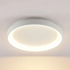 Arcchio LED-taklampe Vivy, Ø 38 cm, hvit, metall