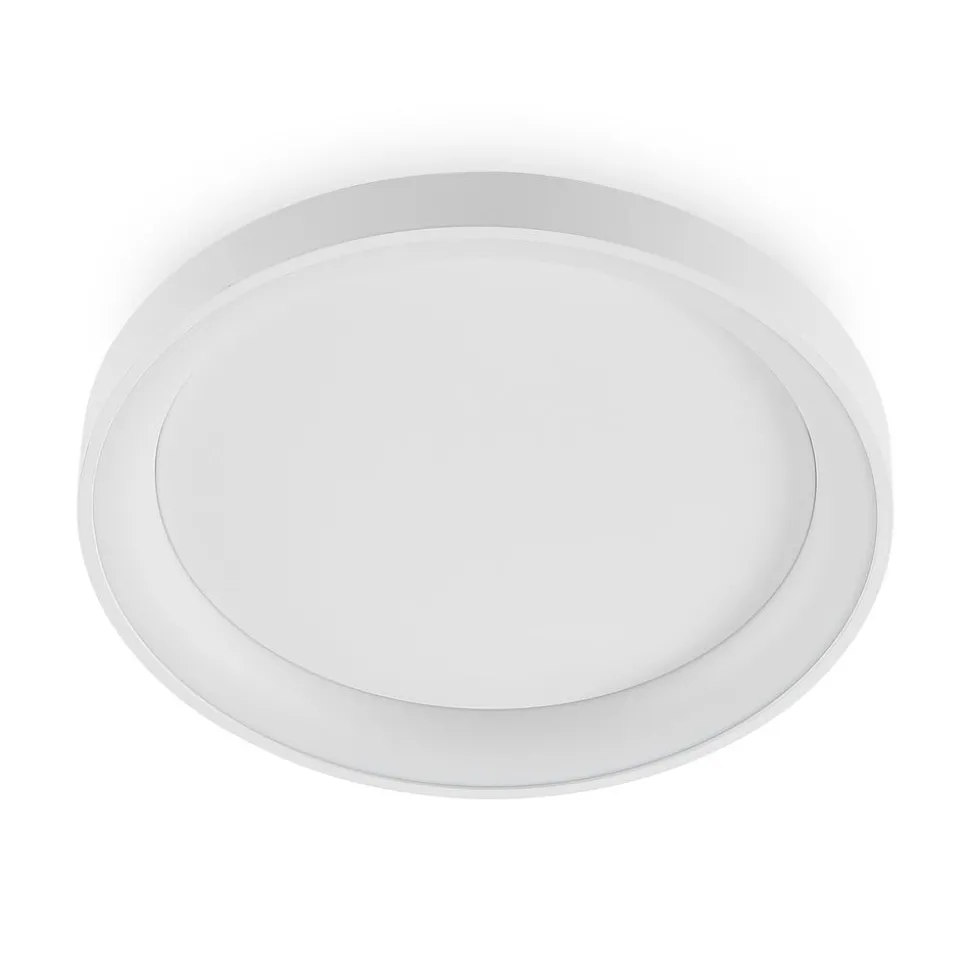 Arcchio LED-taklampe Vivy, Ø 38 cm, hvit, metall