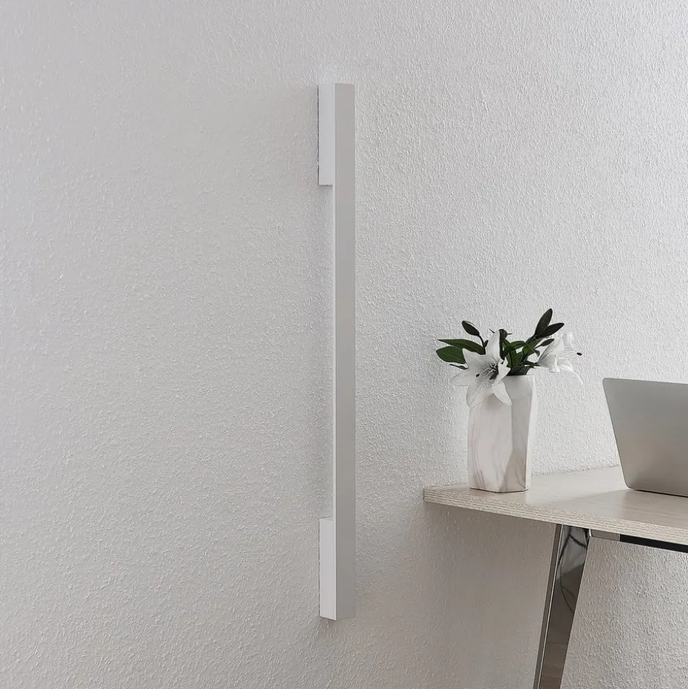 Arcchio LED-vegglampe Ivano, 91 cm, hvit, aluminium