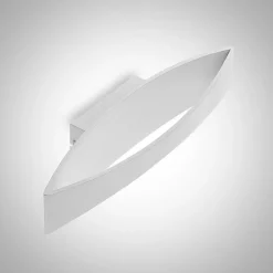 Arcchio LED-vegglampe Jelle, 44 cm, hvit, metall, opp/ned