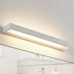 Arcchio LED-vegglampe Jora, 60 cm, hvit, svingbar, IP44