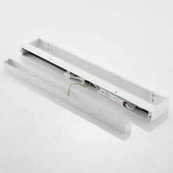 Arcchio LED-vegglampe Jora, 60 cm, hvit, svingbar, IP44