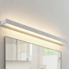 Arcchio LED-vegglampe Jora, 90 cm, hvit, svingbar, IP44