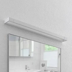 Arcchio LED-vegglampe Jora, 90 cm, hvit, svingbar, IP44