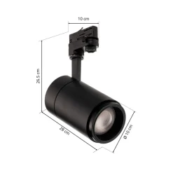 Arcchio Nanna LED-spot svart 4000K 28W