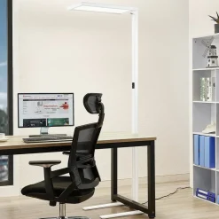 Arcchio Nelus LED-gulvlampe til kontor sensor hvit