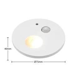 Arcchio Neru LED-downlight, rund, hvit