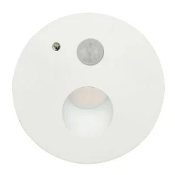 Arcchio Neru LED-downlight, rund, hvit