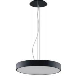 Arcchio Noabelle LED-hengelampe, svart, 80 cm