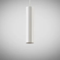 Arcchio pendellampe Ejona, høyde 27 cm, hvit, aluminium