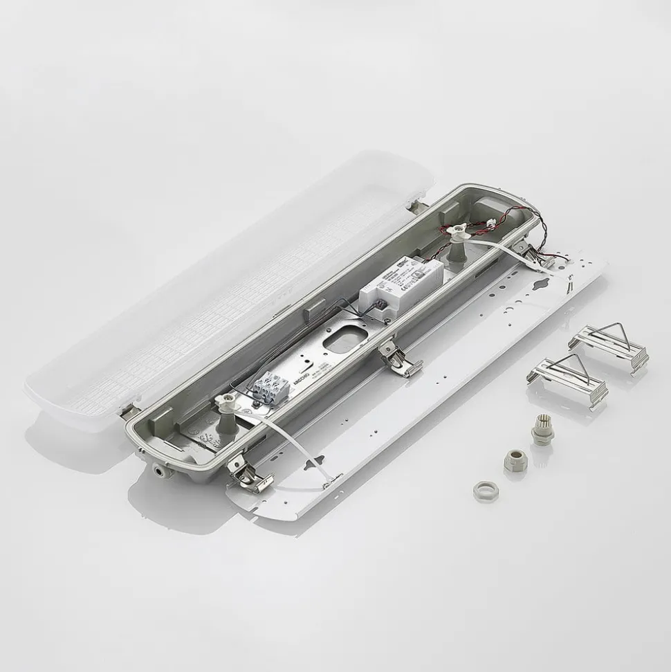 Arcchio Rao LED-våtromslampe, lengde 61,8 cm, sett med 2 stk