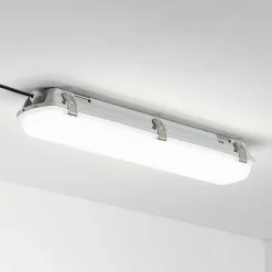 Arcchio Rao LED-våtromslampe, lengde 61,8 cm, sett med 10 stk