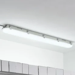 Arcchio Rao LED-våtromslampe, lengde 121,5 cm, sett med 5 stk