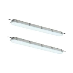 Arcchio Rao LED-våtromslampe, lengde 121,5 cm, sett med 2 stk