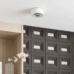 Arcchio Rotari LED-taklampe, linse, 1 lyskilde, fast