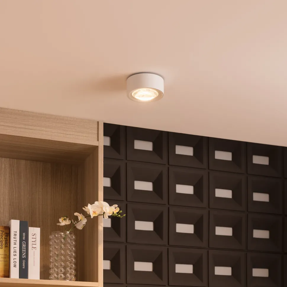 Arcchio Rotari LED-taklampe, linse, 1 lyskilde, fast