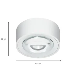 Arcchio Rotari LED-taklampe, linse, 1 lyskilde, fast