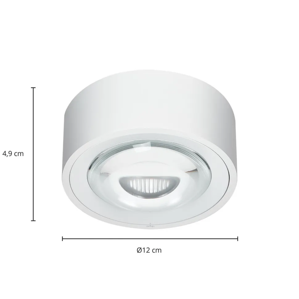 Arcchio Rotari LED-taklampe, linse, 1 lyskilde, fast