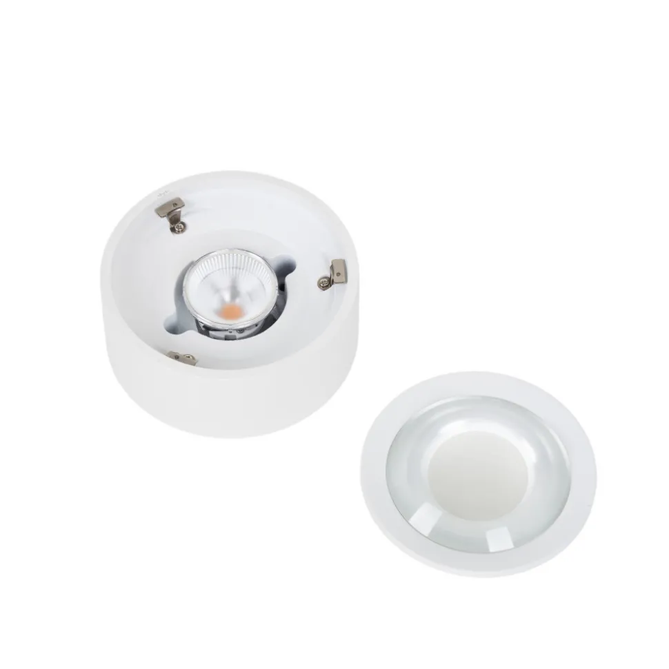 Arcchio Rotari LED-taklampe, linse, 1 lyskilde, fast