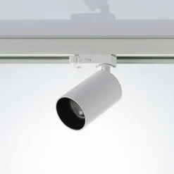 Arcchio skinnespot Brinja, hvit, Ø 6cm, 3-fase, GU10