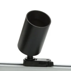 Arcchio skinnespot Brinja, svart, Ø 6 cm, 3-fase