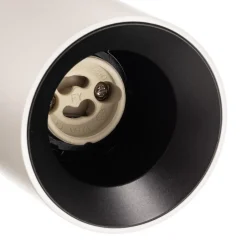 Arcchio skinnespot Brinja, hvit, Ø 7 cm, 3-fase, GU10