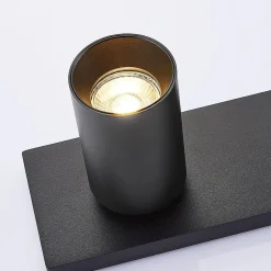 Arcchio spotlight Brinja, sett med 2, svart, kantet, 2 lyskilder