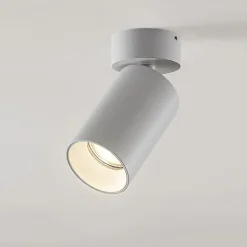 Arcchio spotlight Brinja, sett med 4 stk, hvit, rund, Ø 6 cm, GU10