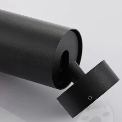 Arcchio spotlight Brinja, sett med 2 stk, svart, rund, Ø 6cm, GU10