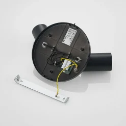 Arcchio spotlight Brinja, svart, rund, Ø 6 cm, 2 lyskilder, GU10