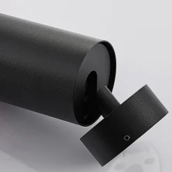 Arcchio spotlight Brinja, sett med 3 stk, svart, rund, Ø 6cm, GU10